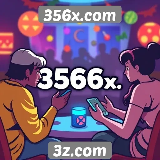 Interação social em jogos do site 356x.com